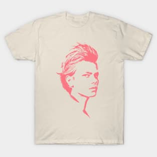 River Phoenix - 90s Style Minimal Fan Art Design T-Shirt